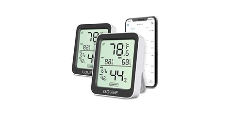 Govee's 2-pack of thermometer/hygrometers have built-in screens