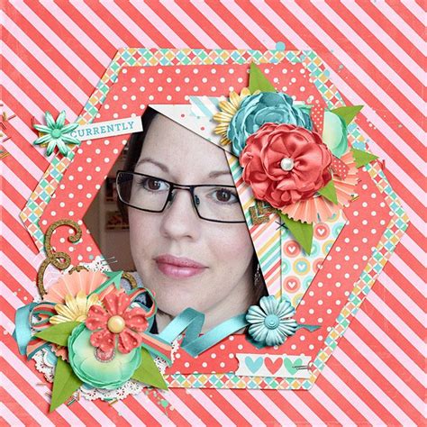 layout using {sprinkled with love} digital scrapbook kit by meghan mullens and megan turnidge