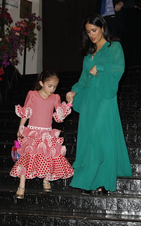 Stepping out at the el capitan theatre in. Salma Hayek and Her Daughter, Valentina | Pictures ...
