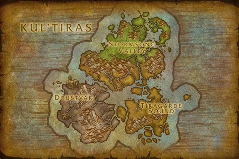 Battle For Azeroth Beta 26567 Kul Tiras Zandalar And World Maps
