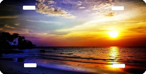 Check spelling or type a new query. Personalized Custom License Plate Auto Car Tag Sunset ...