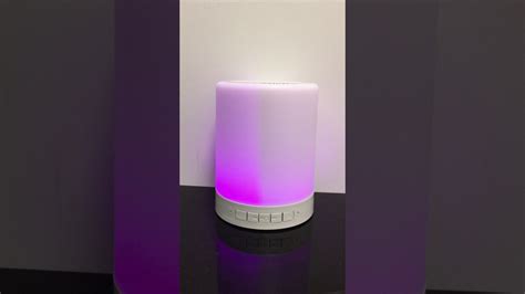 Bluetooth Speaker With Smart Touch Lamp How To Operate It Youtube