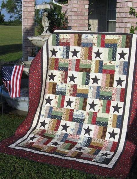 Stars And Stripes A Jelly Roll Quilt Jellyroll Quilts Jelly Roll