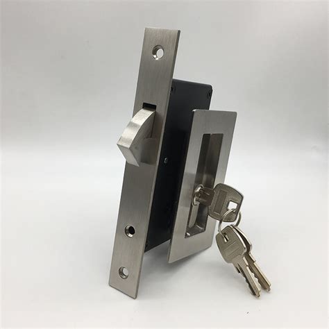Sliding Door Lock With Hook Factory Concealed Recessed Square Sliding