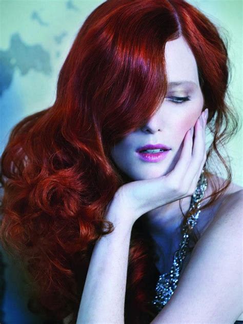 Pictures Winter Hair Color Ideas 2013 Ruby Red Hair