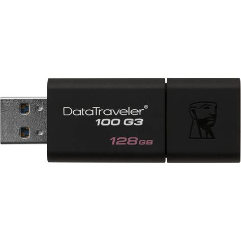 Kingston 128gb Data Traveler 100 G3 Usb 30 Flash Dt100g3128gb