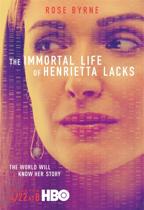 In 1951, cancerous cells from henrietta lacks lead to breakthroughs that change the face of medicine forever. The Immortal Life of Henrietta Lacks (#6 of 6): Extra ...