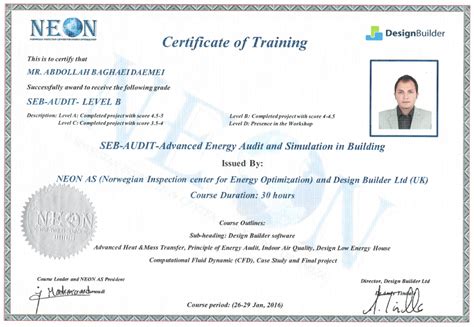 Pdf Certificate Of Design Builder Training