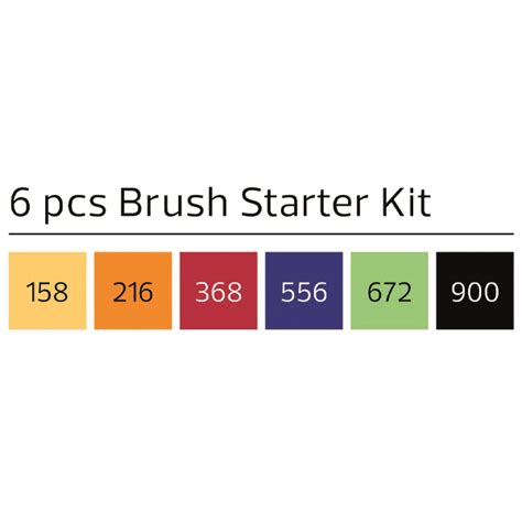 Stylefile Marker STYLEFILE Marker BRUSH 6er Starter Kit Marker Sets