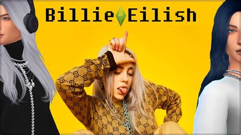 The Sims 4 Cas Billie Eilish Cc Linked Youtube