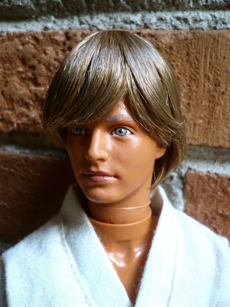 Custom Ooak Repainted Star Wars Luke Skywalker 16 Scale 12 Ken Doll