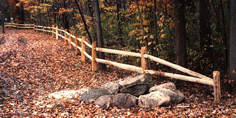 Posts are typically set directly in the ground approx. Split Rail Fencing by Elyria Fence Company