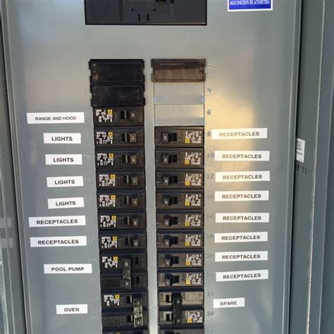 Apart from these, there are residential electrical panel schedule templates as well as the panel board schedule template that is very popular among the professionals in the electrical industry. 32 Electrical Panel Label Requirements - Labels Database 2020