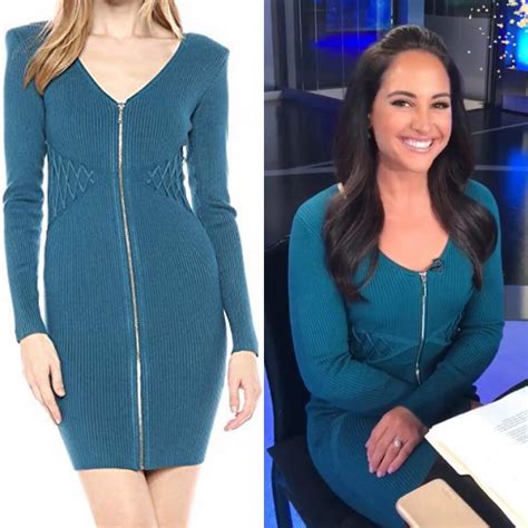 Fox News Fashion On Instagram “emily Compagno Wore A Guess Blue Zip
