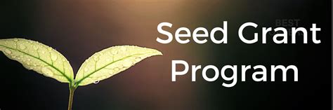 Seed Grant Program Guidelines Columbia Cprc