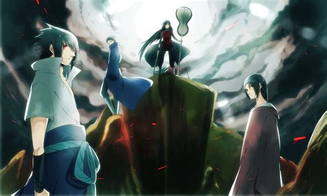 Foto Wallpaper Naruto Sasuke Itachi Hd Background Id