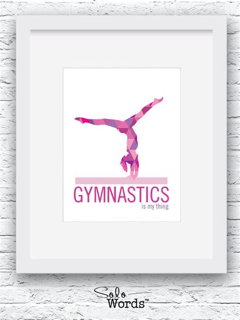 gymnastics digital print gymnastics print gymnastics wall etsy