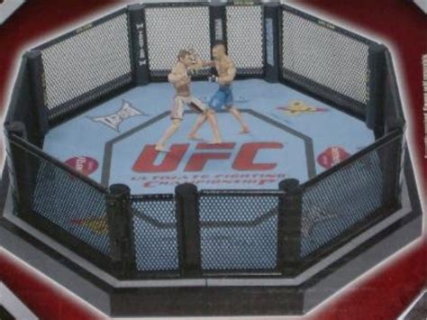 Octagon Cage Boxing Ring Playset Ufc Ultimate Fighting