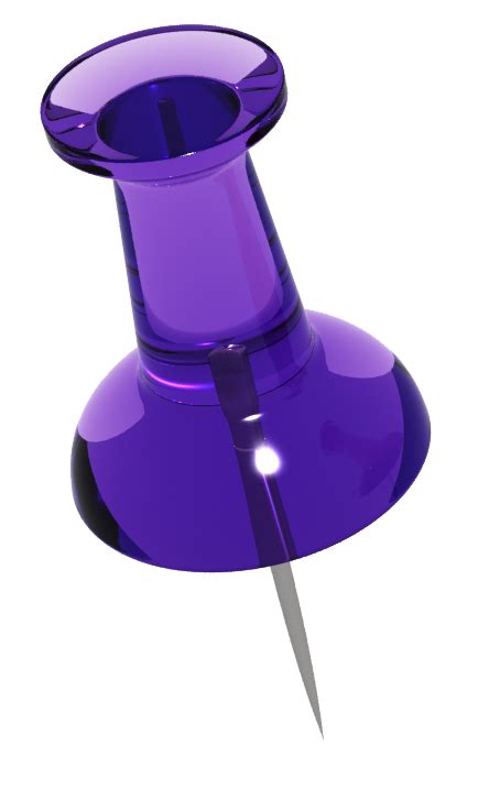 purple transparent push pin | Pinterest Logo Collection | Pinterest