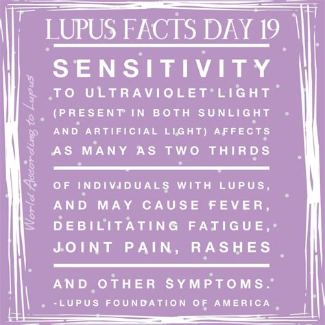 Lupus Impacts Lupus Facts Lupus Awareness Lupus Symptoms Riset