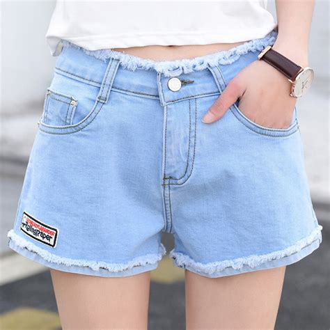 Euro Style Women Denim Shorts Vintage High Waist Cuffed Jeans Shorts Street Wear Sexy Shorts For