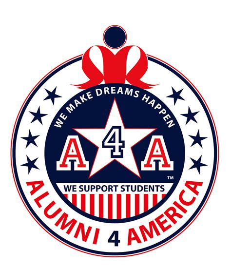 Alumni 4 America Logo Graphic Keywords Students Support Education