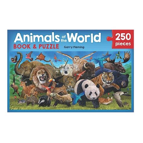 Animals Of The World Book And Puzzle Mr Price Ireland
