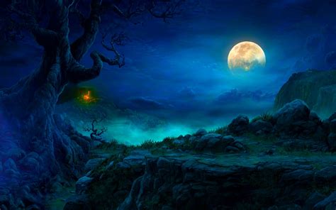 Moonlight Night Wallpapers 69 Background Pictures