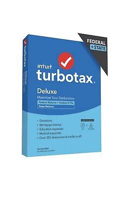 Turbotax Deluxe With State Efile Programpor