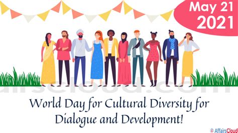 World Day For Cultural Diversity For Dialogue And Development 2021 May 21