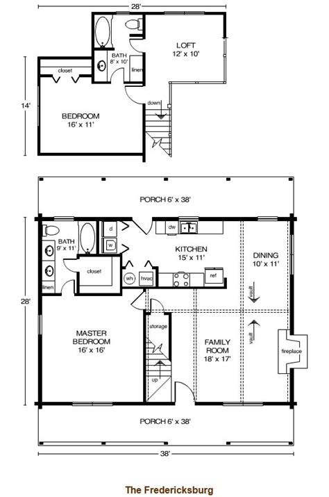 Fredricksburg Log Home Plan By Satterwhite Log Homes