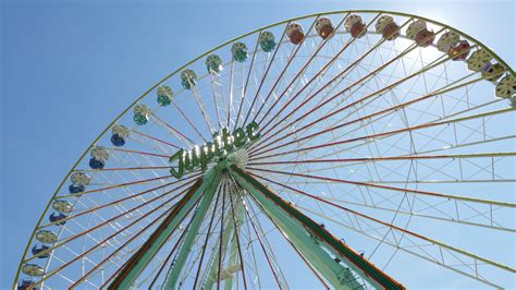 Free Images Architecture Ferris Wheel Amusement Park Ride Blue
