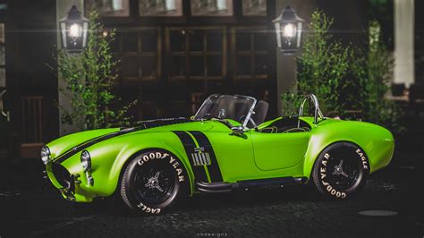 Wallpaper Green Sony Usa Sports Car Tuning Vintage Car Shelby