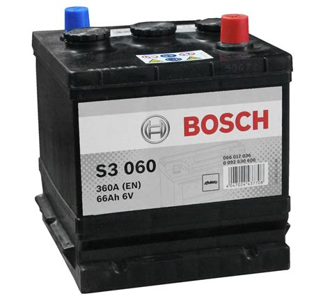S3 060 Bosch Car Battery 6v 66ah Type 421 S3060