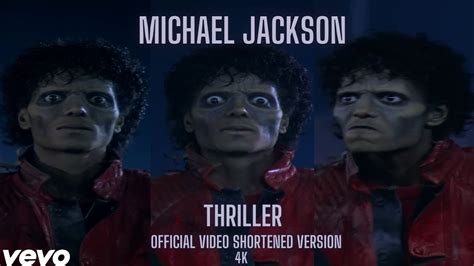 Michael Jackson Thriller Official Video Shortened Version 4k