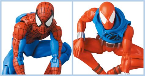 Mafex Spider Mans Scarlet Spider And Classic Revealed Pre Orders Live