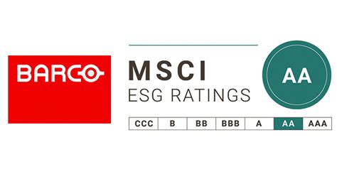 Barco Receives Upgraded MSCI ESG Rating — Now an AA Company - rAVe [PUBS]