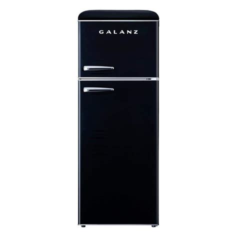 Galanz Cu Ft Retro Mini Refrigerator With Dual Door And True