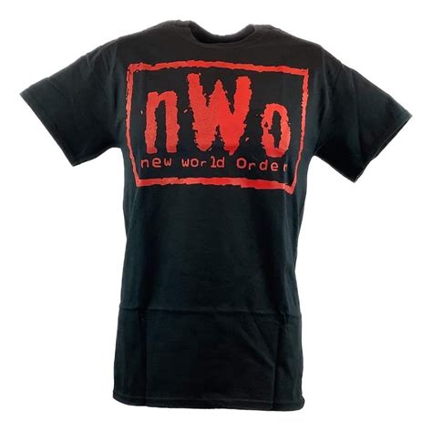 Nwo Red Logo New World Order T Shirt Xl