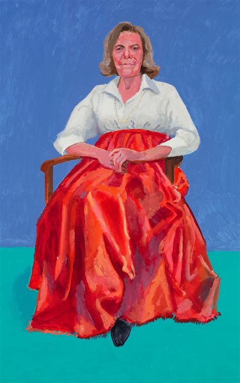 Rita Pynoos 1 2 March By David Hockney 2014 David Hockney Portraits