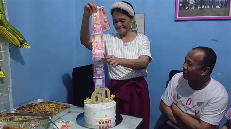 Filipinos Surprise Their Mother With Money Pulling Cake On Her 60th