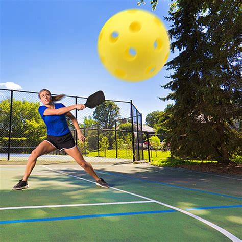 3pcs Hollow Out Training Pickleball Practice Round Shape Outdoor