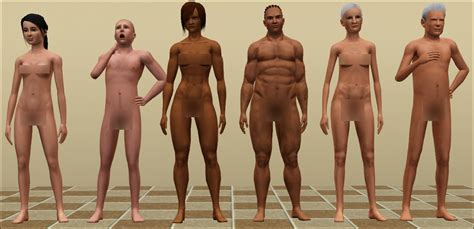 Mod The Sims Muscle Slider Fix For Naked Teens And Elders Updated 09 01