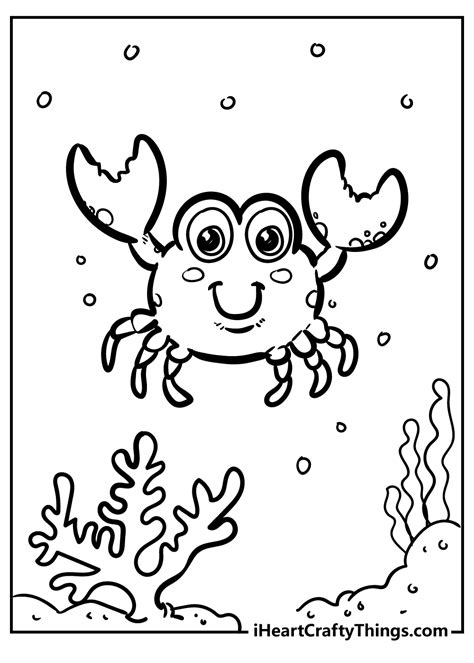 Printable Sea Animals Coloring Page Updated 2022 Coloring Home