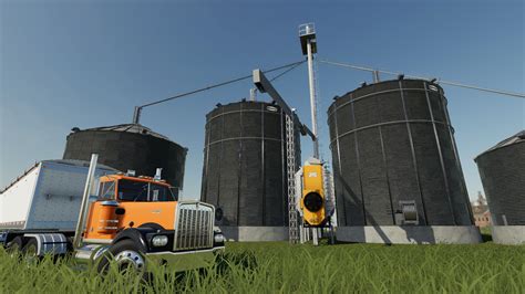 Fs19 Us Grain Silo Complex With Dryer V11 Farming Simulator 19 Mods