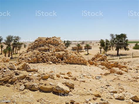 The Ancient City Of Ubar Shisr In Dhofar Region Oman Stock Photo