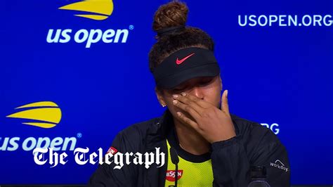 us open naomi osaka in tears as she says she will take a break from tennis after loss youtube