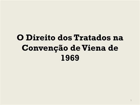 Convenção De Viena Sobre Direito Dos Tratados