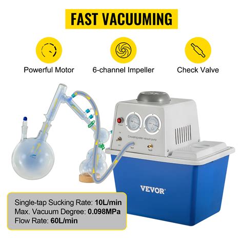 Vevor Lab Multi Purpose Water Circulating Vacuum Pump L With Off