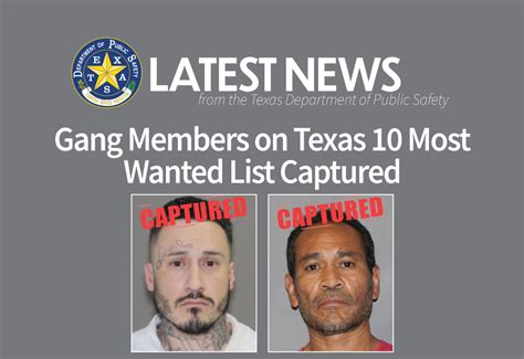Texas Top 10 Most Wanted